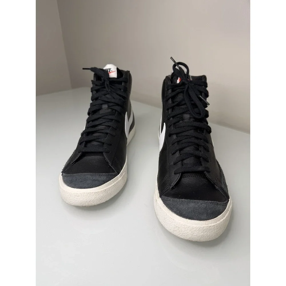 Nike Blazer Mid '77 Vintage Shoes Black White Sail BQ6806-002 Men's Size 11